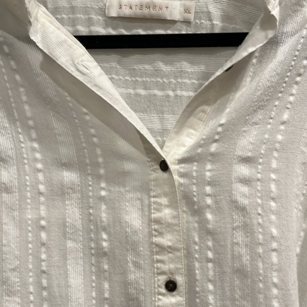 Statement (from stitch fix) oversized boyfriend button down shirt - size XL - Picture 9 of 15